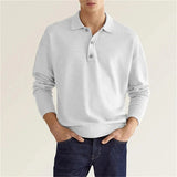JAMES - ELEGANTES HERREN-POLOSHIRT MIT LANGEN ÄRMELN