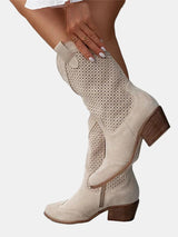 Piper | Perforierte Stiefeletten