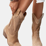 Piper | Perforierte Stiefeletten
