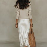 Elena | Midi-Kleid mit inklusive Pullover