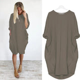 Amanda™ - Bequemes Bauchbedeckendes Kleid