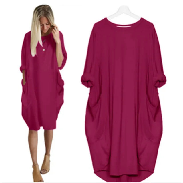 Amanda™ - Bequemes Bauchbedeckendes Kleid