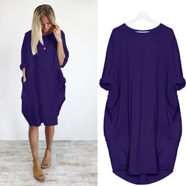 Amanda™ - Bequemes Bauchbedeckendes Kleid