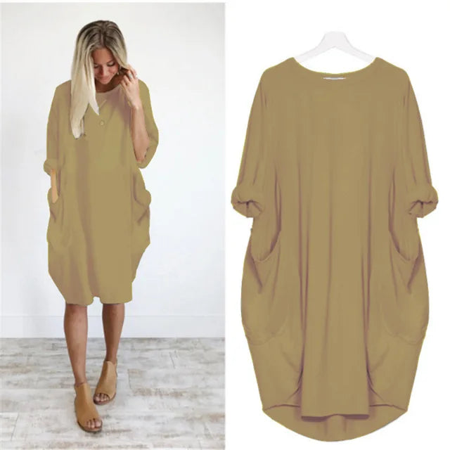Amanda™ - Bequemes Bauchbedeckendes Kleid