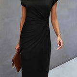 Katrien – Elegantes Midi-Kleid mit schmeichelhaftem Schnitt