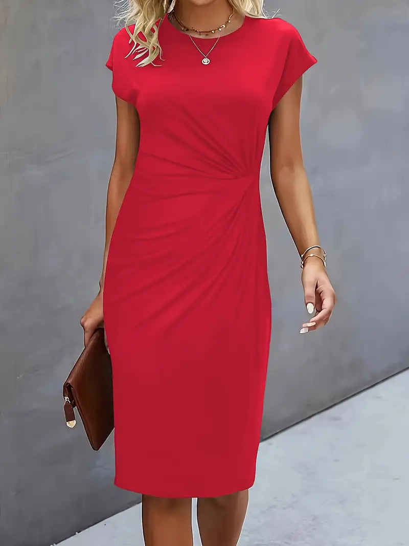 Katrien – Elegantes Midi-Kleid mit schmeichelhaftem Schnitt