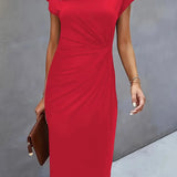 Katrien – Elegantes Midi-Kleid mit schmeichelhaftem Schnitt