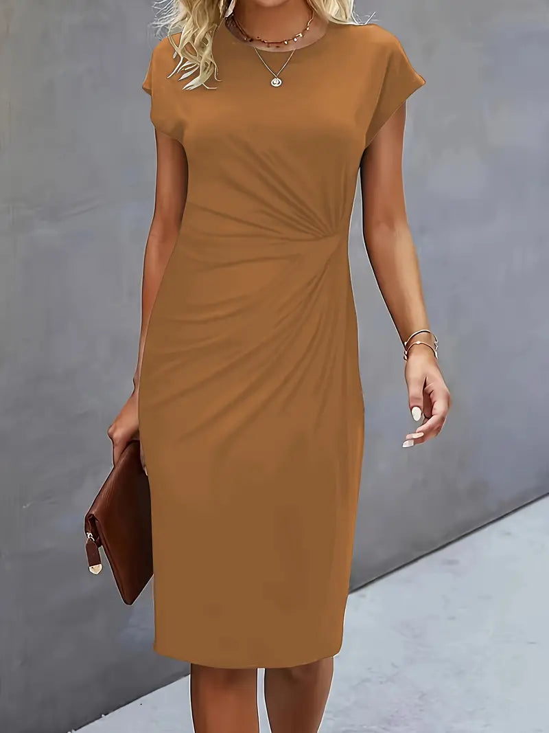 Katrien – Elegantes Midi-Kleid mit schmeichelhaftem Schnitt