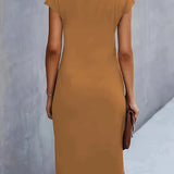 Katrien – Elegantes Midi-Kleid mit schmeichelhaftem Schnitt