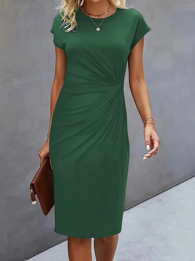 Katrien – Elegantes Midi-Kleid mit schmeichelhaftem Schnitt