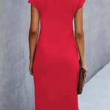Katrien – Elegantes Midi-Kleid mit schmeichelhaftem Schnitt