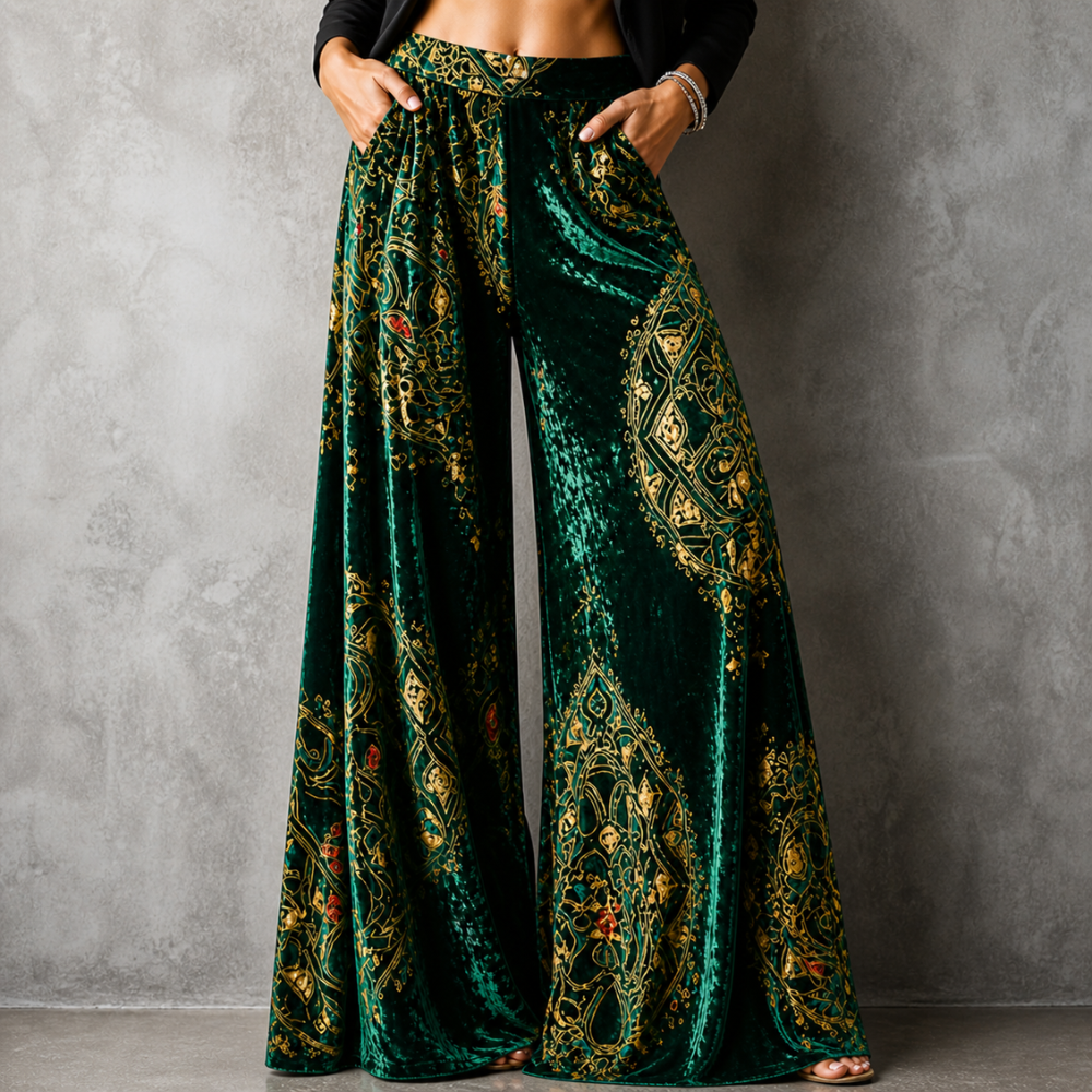 Maude - Coastal Boho™ Entspannte Weite-Hosen
