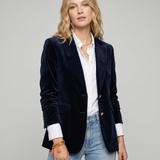 Damenblazer mit Knöpfen und Taschen