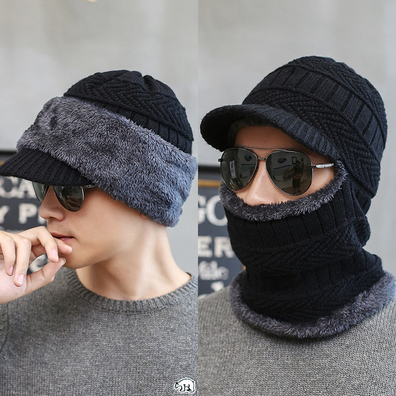 Skullies | Mütze mit Nacken- und Halsschutz für Herbst und Winter