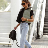 Kayla | Kurzer Bodywarmer, beidseitig tragbar