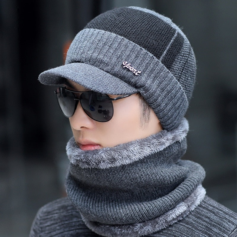 Skullies | Mütze mit Nacken- und Halsschutz für Herbst und Winter