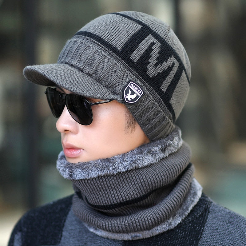 Skullies | Mütze mit Nacken- und Halsschutz für Herbst und Winter