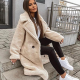 Zoe - Langer Teddymantel