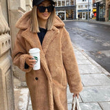 Zoe - Langer Teddymantel