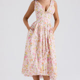 Aeliana - Elegantes, schmeichelhaftes Sommerkleid