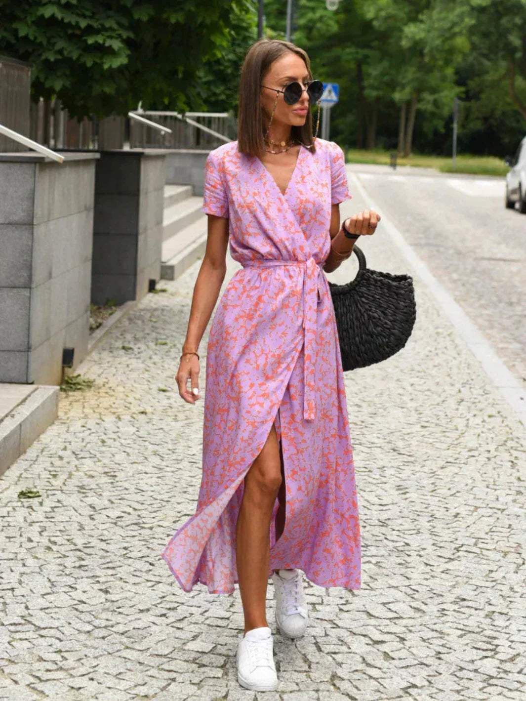Leanne - Elegantes Kleid mit Bauchbedeckung