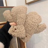 Mila | Damen Fäustlinge mit Kordelzug