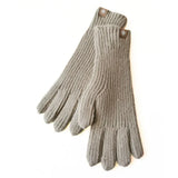 Gestrickte Damenhandschuhe mit Touchscreen