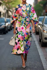 Moxlan | Schickes Blumeneleganzkleid