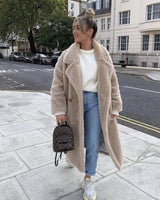 Zoe - Langer Teddymantel