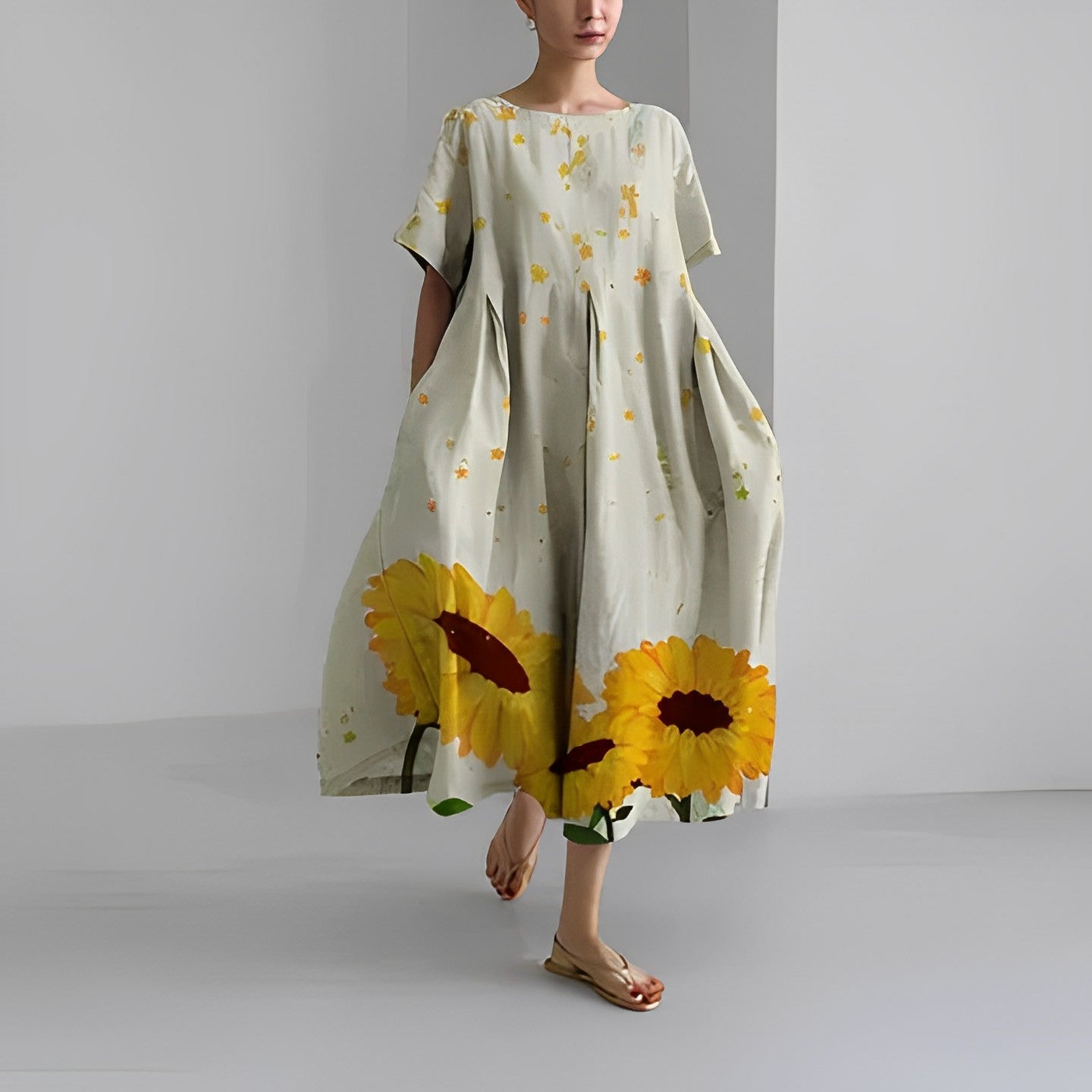 Floria - Lebhaftes Blumenkleid