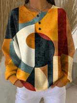 Helene | Pullover mit geometrischem Muster