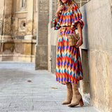 Baur Modehaus | Bedrucktes formelles Midikleid