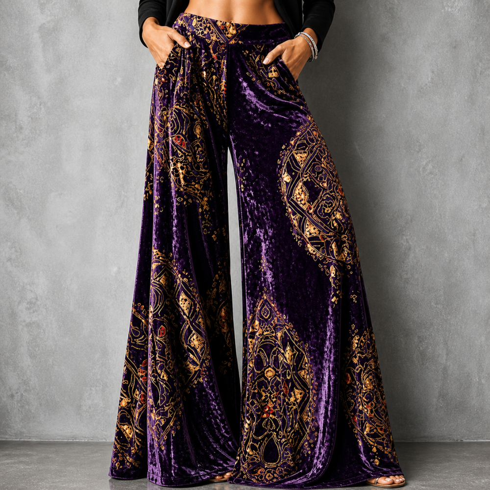 Maude - Coastal Boho™ Entspannte Weite-Hosen