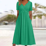 Sacha - Lässige Eleganz Midi-Kleid
