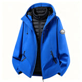 Damen kombinierbare Softshell Outdoorjacke mit abnehmbarer Innenjacke