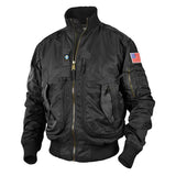 Herren Bomberjacke im Fliegerstil mit Thermofutter und Utility-Taschen