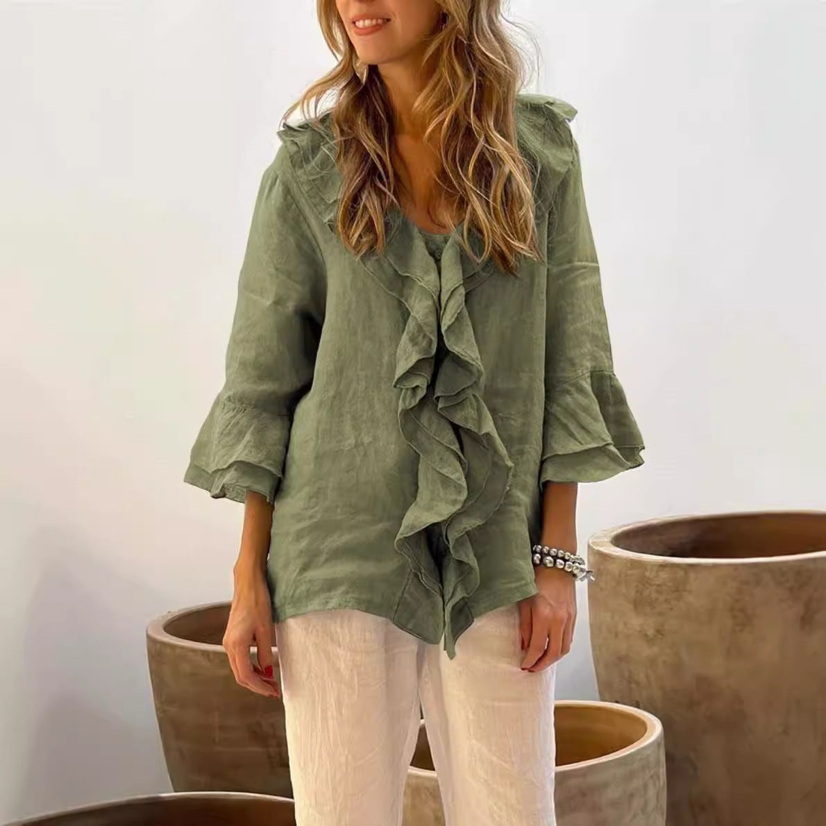 Cherry™ - Stylische Rüschbluse