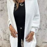 Fransen-Schal mit Strickmuster
