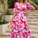 Flore - Elegantes Kleid mit Blumenmuster