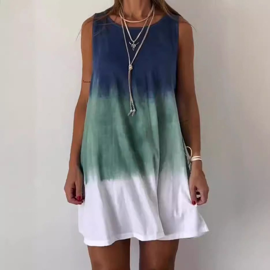 Vionette - Lässiges Gradient Kleid