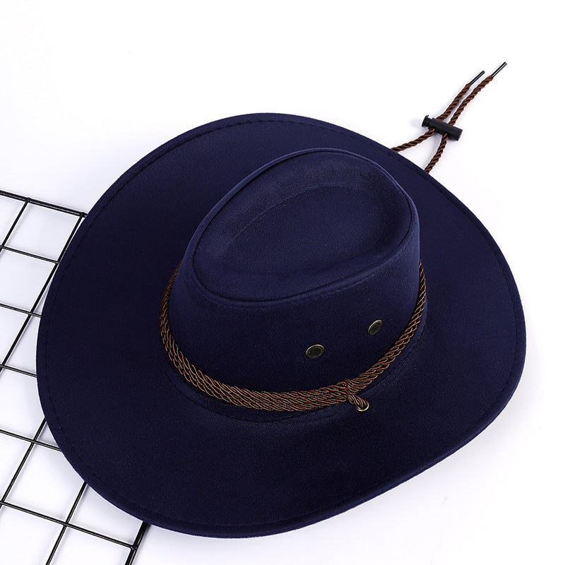 Damen Cowboyhut mit Kordelzug für Outdoor-Aktivitäten
