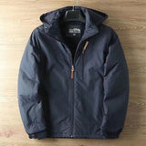 Herren wasserabweisende Allwetter-Trekkingjacke mit Kapuze