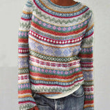 Retro Damen Strickpullover