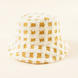 Damen Bucket-Hut mit Karomuster