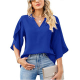 Leni™ - Elegantes V-Ausschnitt Top