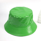 Damen Regen-Bucket Hat mit breiter Krempe und wasserdichter Beschichtung