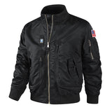 Herren Bomberjacke im Pilotendesign mit Multifunktionstaschen