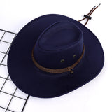 Damen Cowboyhut mit Kordelzug für Outdoor-Aktivitäten