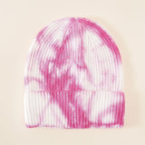 Damen Beanie-Mütze mit Batikdesign