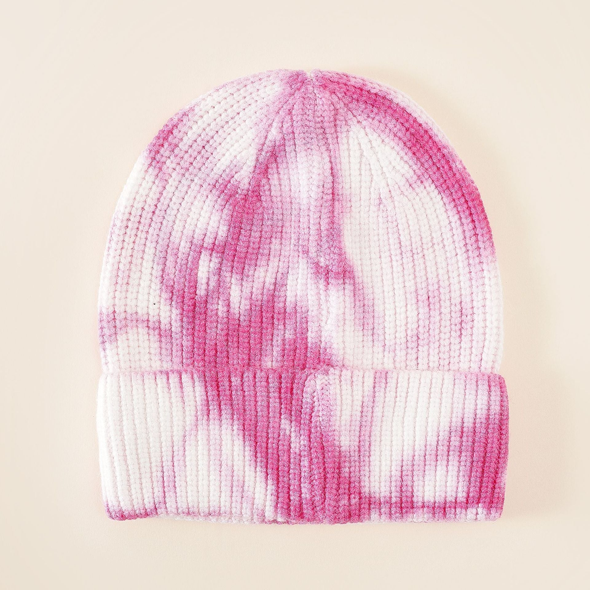 Damen Beanie-Mütze mit Batikdesign